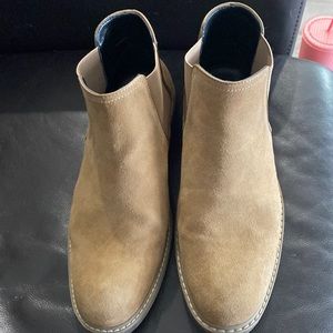 Tan suede mens ankle boots